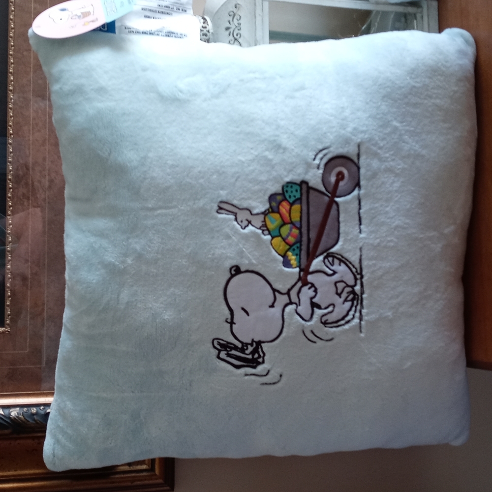 Snoopy Easter pillow